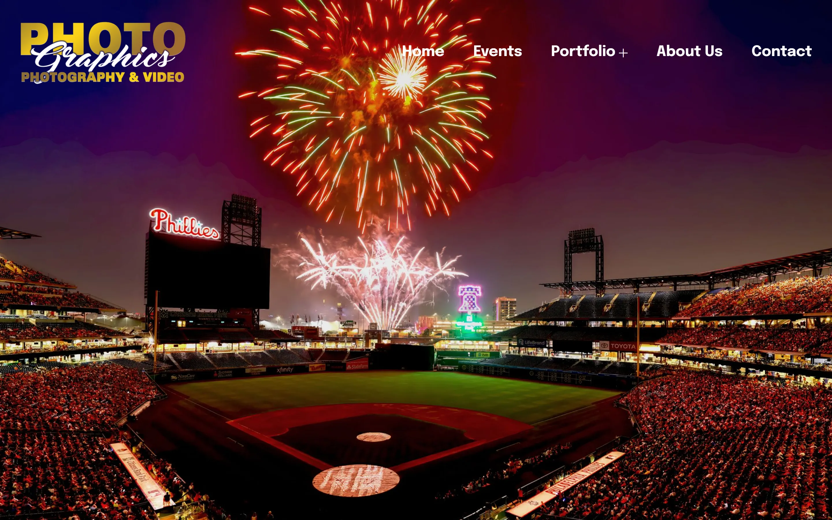 The new PhotoGraphics Photography website built by Shore Pixel